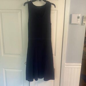Banana Republic Blue/Black Midi Dress